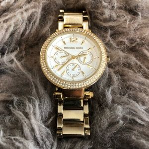 Michael Kors Mk578 Watch Gold 